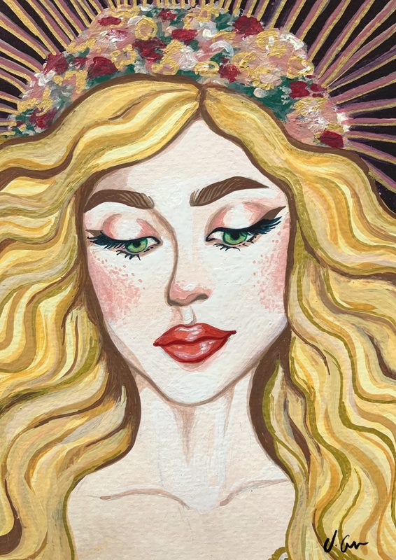 Illustrated portrait, portrait commission
