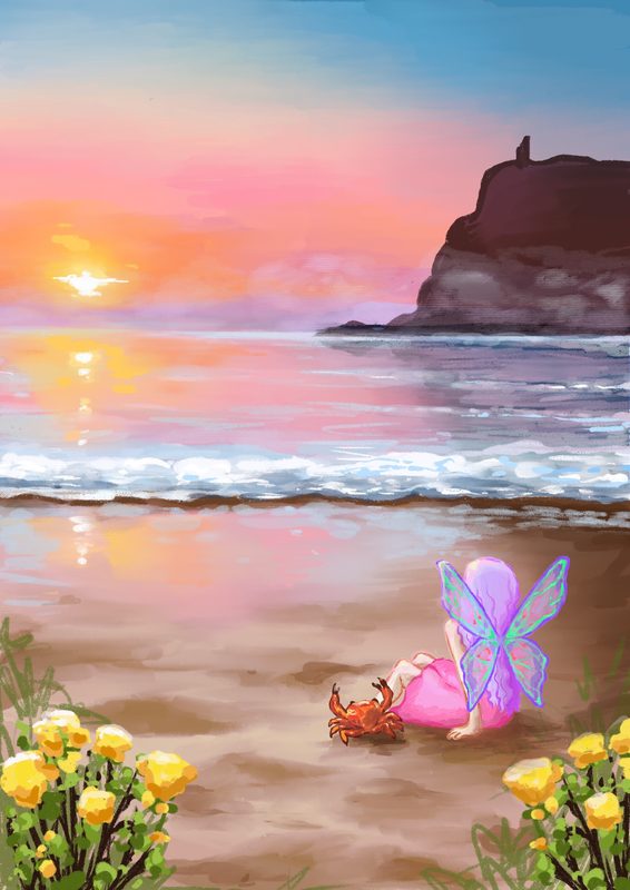 Island Fairy, digital painting